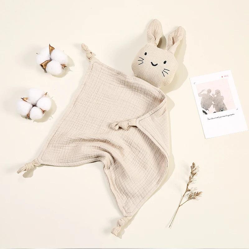 Doudou en coton lapin - DoudouetPeluche