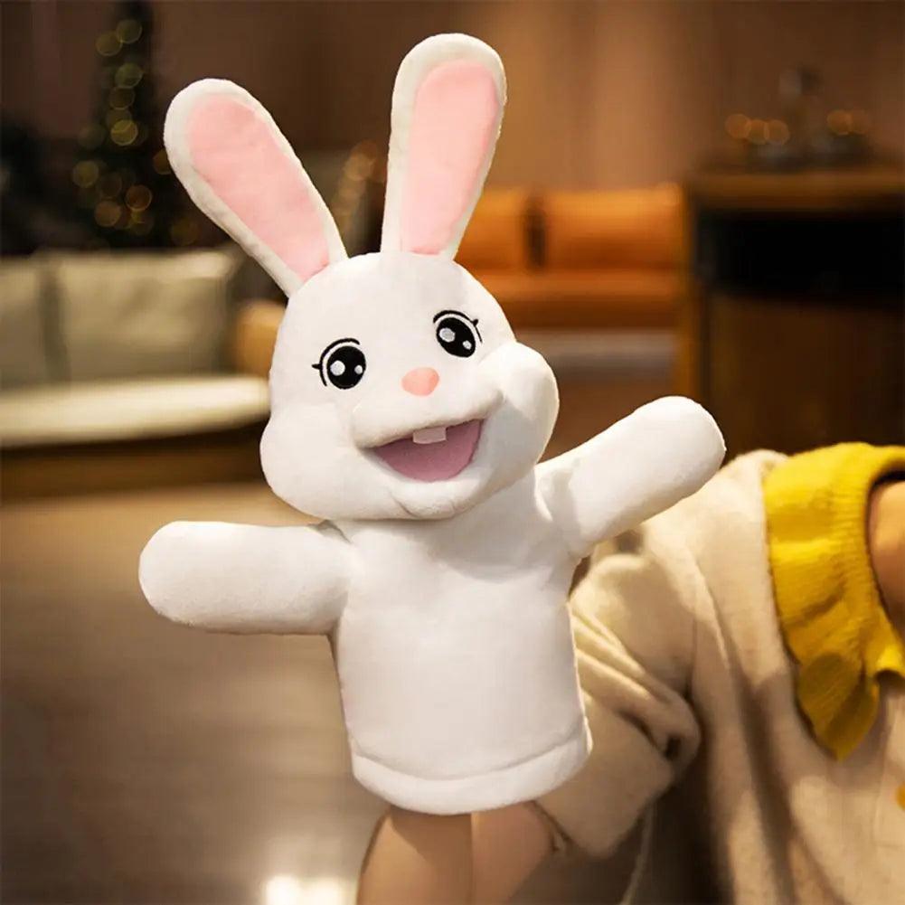 Peluche marionnette lapin 35cm - DoudouetPeluche