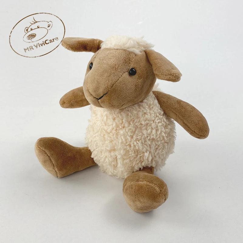 Peluche mouton marron 20cm - DoudouetPeluche