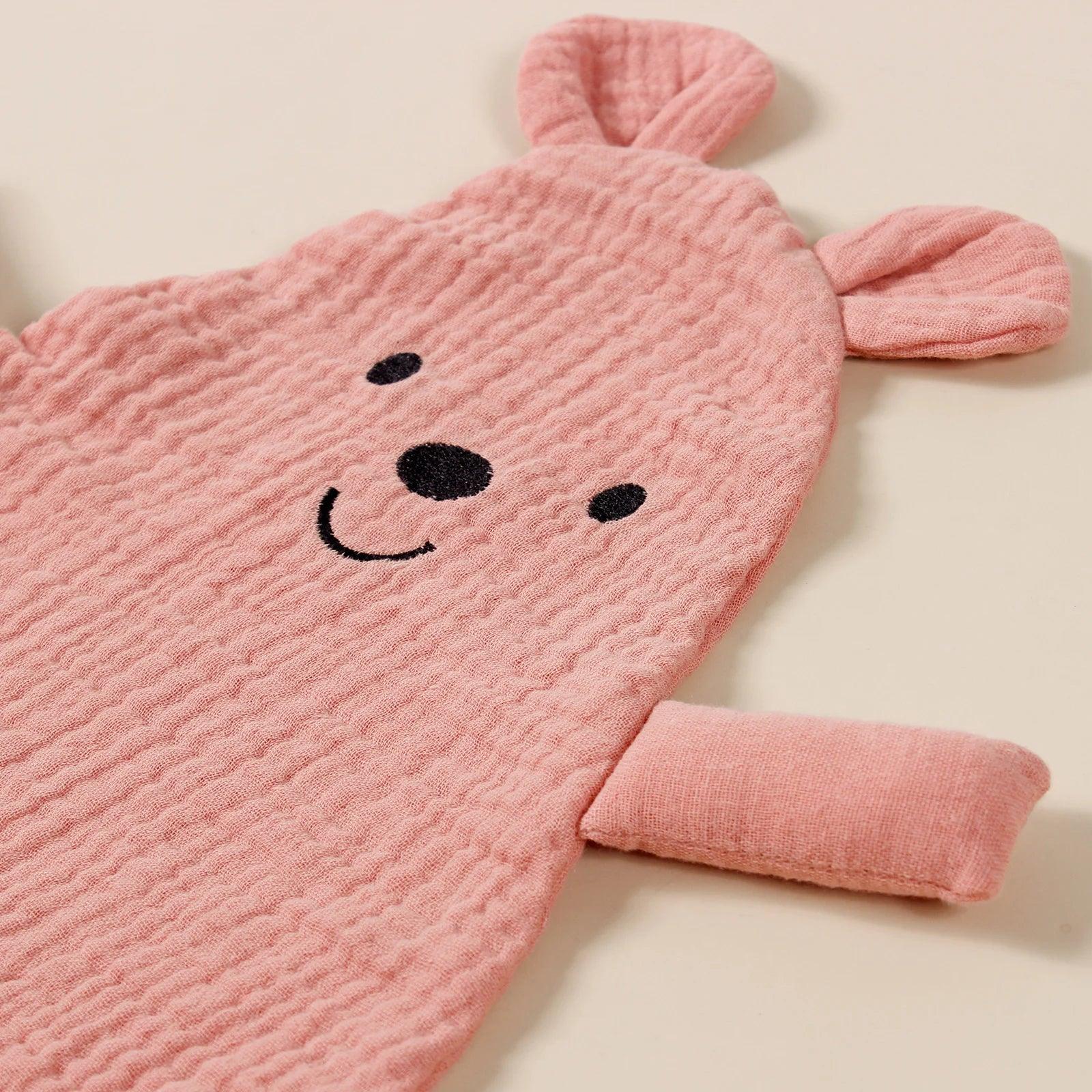 Doudou en coton ourson couleurs - DoudouetPeluche