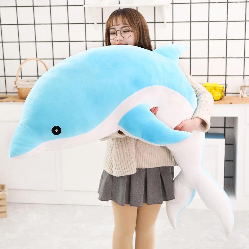 Peluche dauphin 30cm - DoudouetPeluche