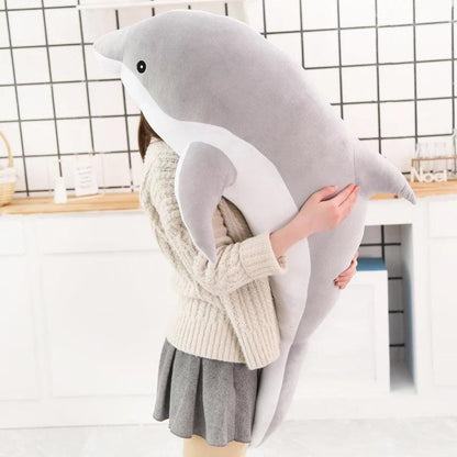 Peluche dauphin 30cm - DoudouetPeluche