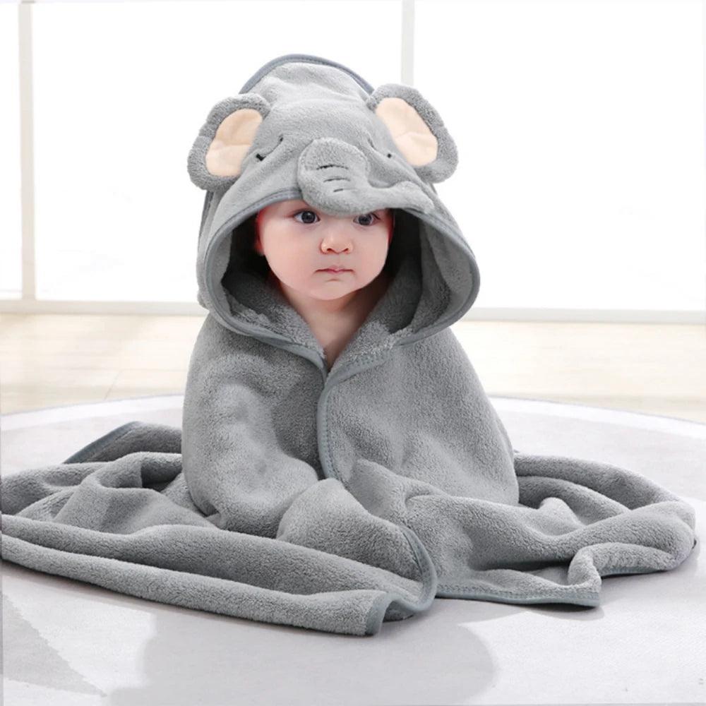 Couverture de bain bébé animaux - DoudouetPeluche