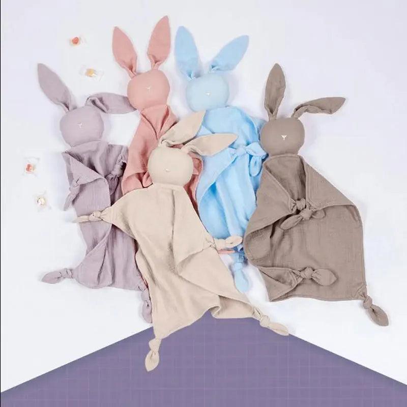 Doudou en coton lapin - DoudouetPeluche