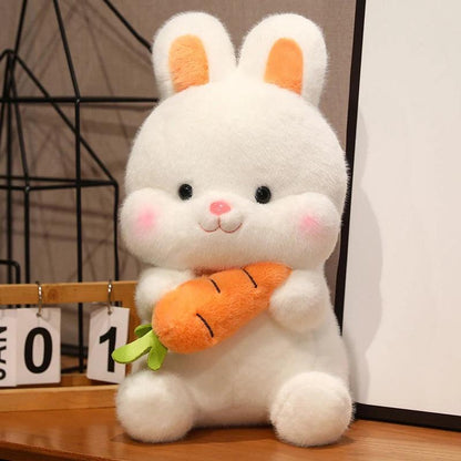 Peluche lapin carotte - DoudouetPeluche