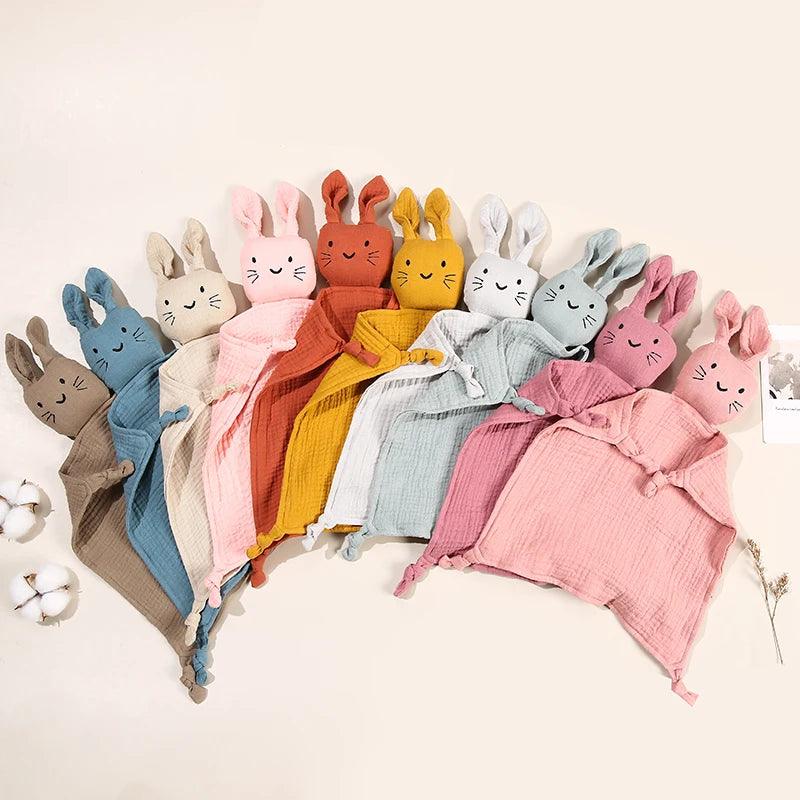 Doudou en coton lapin - DoudouetPeluche